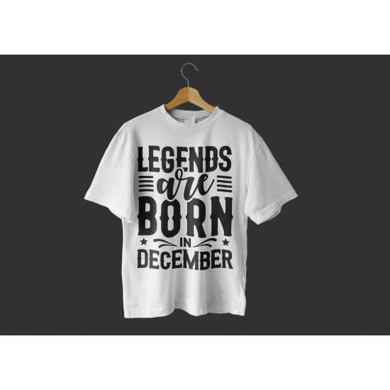 Tricou Legends are born in December