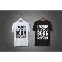 Tricou Legends are born in December