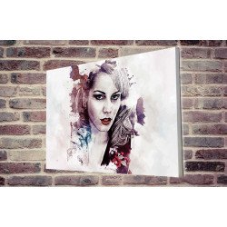 Tablou Forex Abstract Girl Painted
