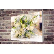 Tablou Forex Bouquet of White Roses