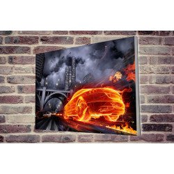 Tablou Forex Car on Fire