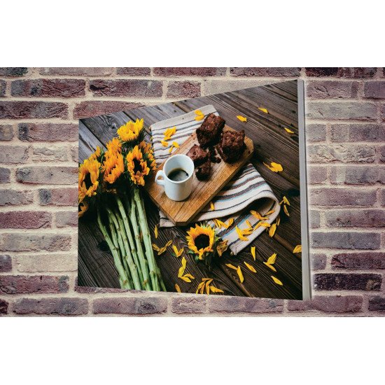 Tablou Forex Coffee by the Sunflower