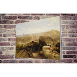 Tablou Forex Edinburgh from the Castle by David Roberts