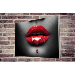 Tablou Forex Glossy Red Lips
