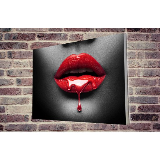 Tablou Forex Glossy Red Lips