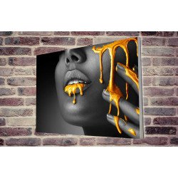 Tablou Forex Gray Liquid Gold