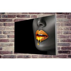 Tablou Forex Lips Lipgloss Dripping