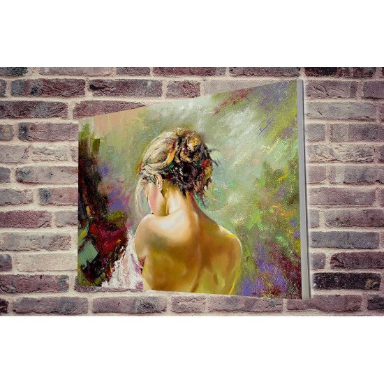 Tablou Forex Portrait of the Exposed Girl