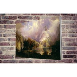 Tablou Forex Rocky Mountain by Albert Bierstadt, 1870