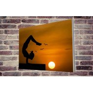 Tablou Forex Sunset Yoga