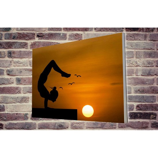 Tablou Forex Sunset Yoga