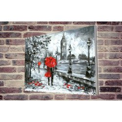 Tablou Forex White and Red, Big Ben London