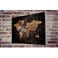 Tablou Forex World Map Abstract