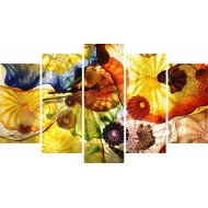 Tablou Forex 5 piese Abstract Art of Glass
