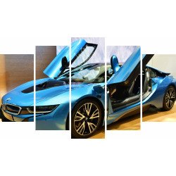 Tablou Forex 5 piese BMW i8 Car