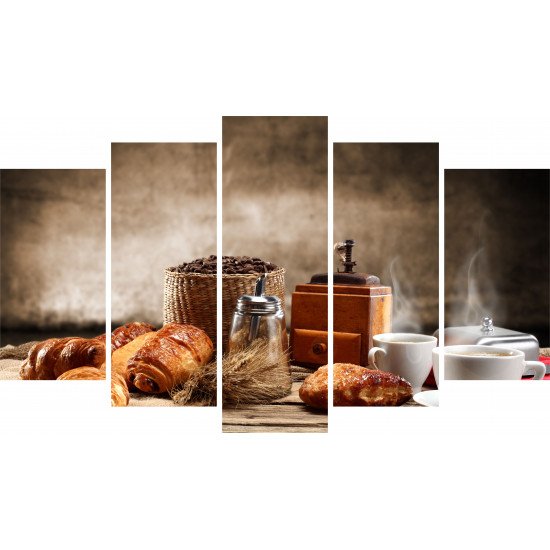 Tablou Forex 5 piese Breakfast