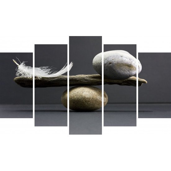 Tablou Forex 5 piese Equilibrium