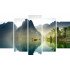 Tablou Forex 5 piese Fantastic Clouds and Sunset Sky