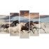 Tablou Forex 5 piese Five Horse Run