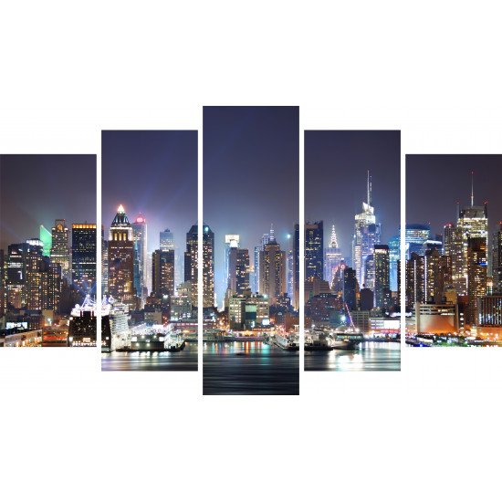 Tablou Forex 5 piese NYC Times Square Tablou Forex 5 piese NYC Times Square