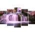 Tablou Forex 5 piese Pink Waterfall