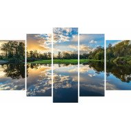 Tablou Forex 5 piese Sunset