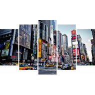 Tablou Forex 5 piese Times Square New York