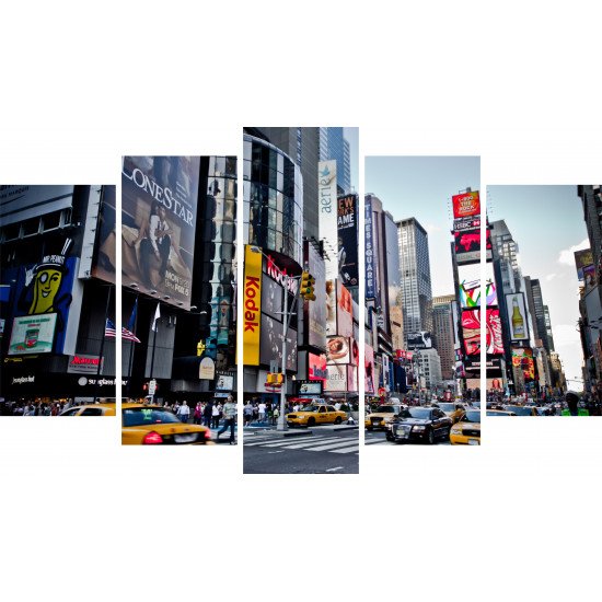 Tablou Forex 5 piese Times Square New York