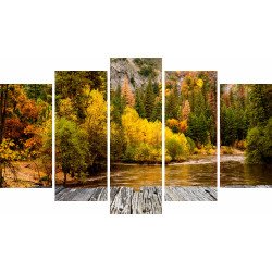 Tablou Forex 5 piese Yosemite National Park Valley