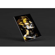 Tablou Forex Gold Pattern on Face